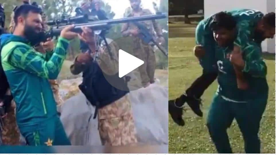 [Watch] Pakistan Team Preps For T20 World Cup With Sniper Shooting, Hand-To-Hand Combat Drills
